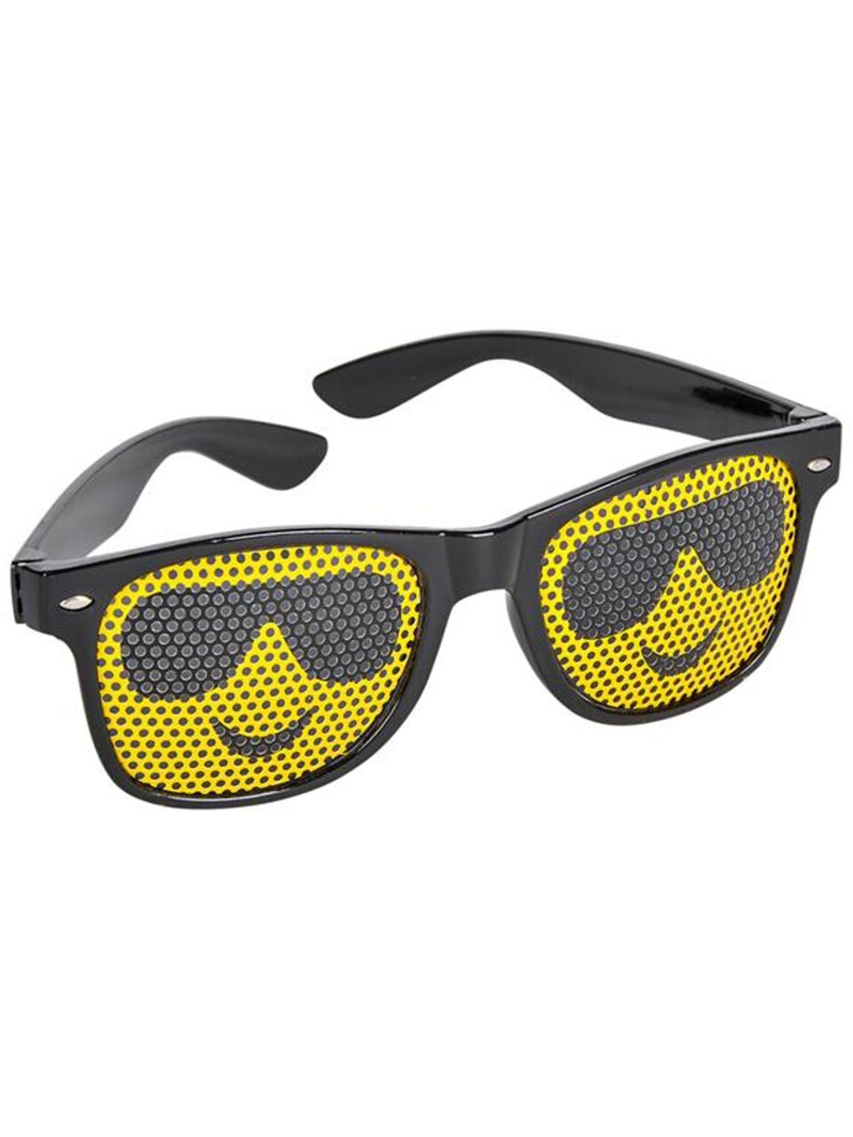 Black Framed Cool Guy Face Emoticon Emoji Novelty Glasses Costume Accessory